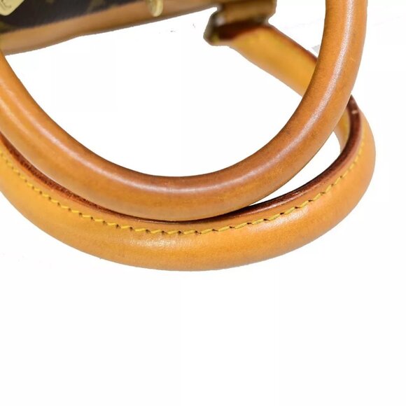 AUTHENTICITY GUARANTEED LOUIS VUITTON LV Logo Deauville Hand Bag Monogram - Picture 7 of 16